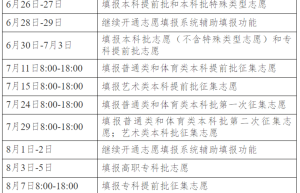 高考志愿考试类型有哪些？吉林省区事业单位